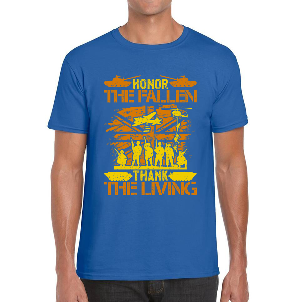 Honor The Fallen Thank Living Veteran Memorial Day T Shirt