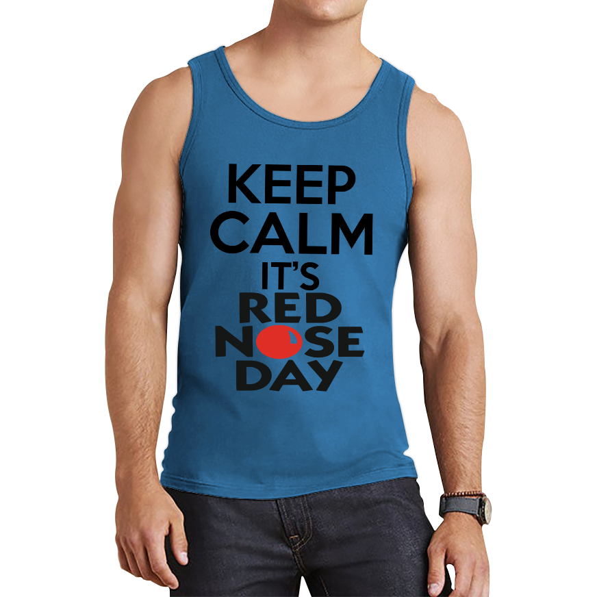 Keep Calm It's Red Nose Day Tank Top