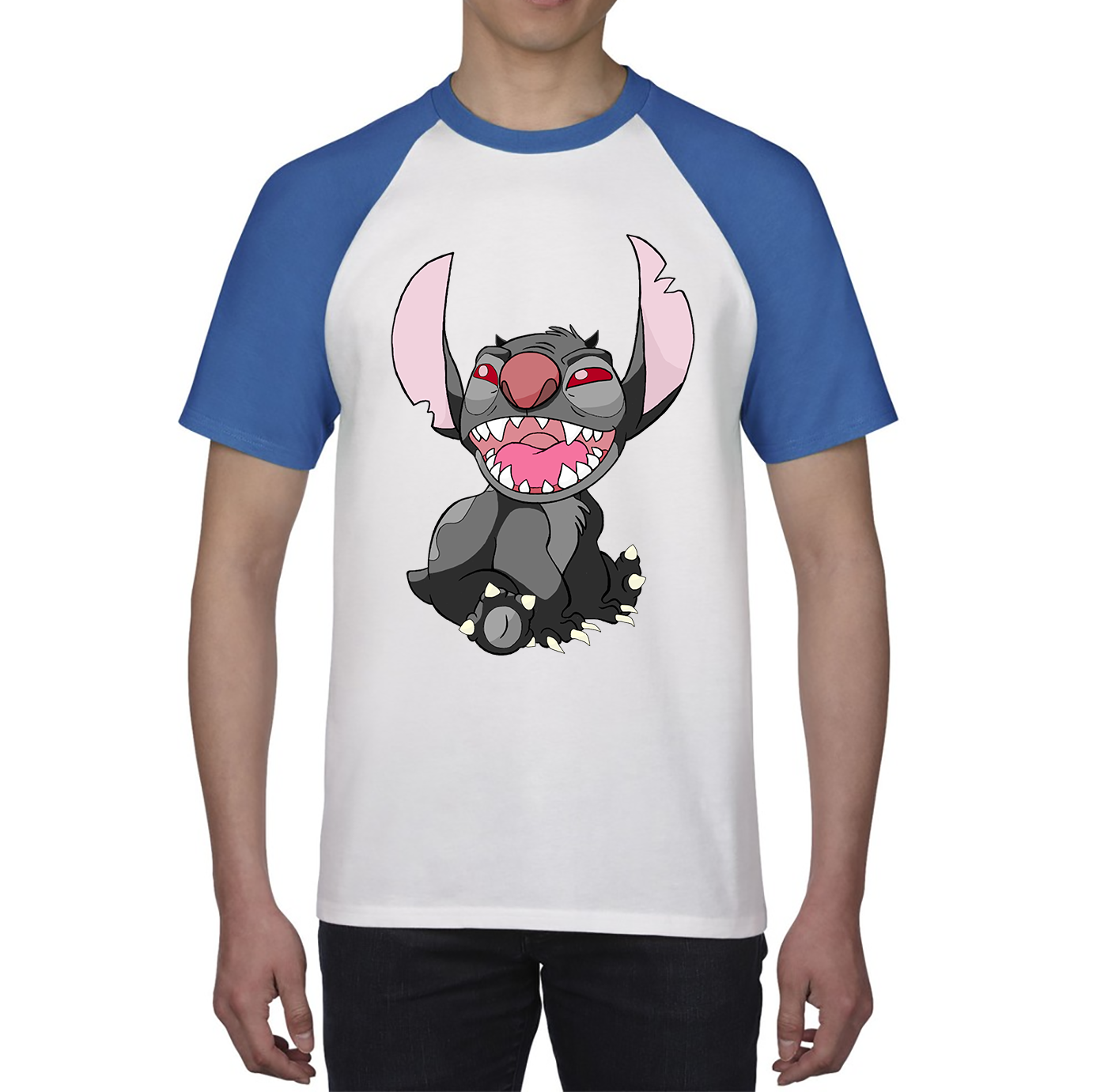 Disney Devil Stitch Funny Ohana Baseball T Shirt