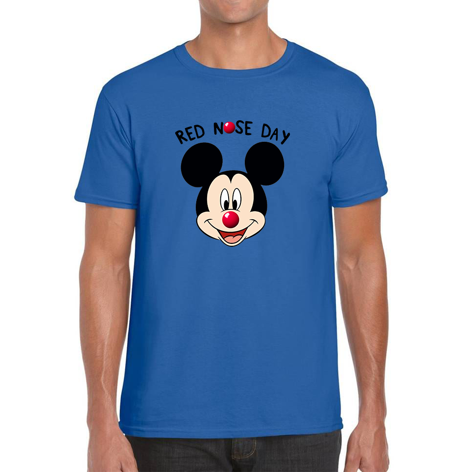 Disney Mickey Mouse Red Nose Day T Shirt.