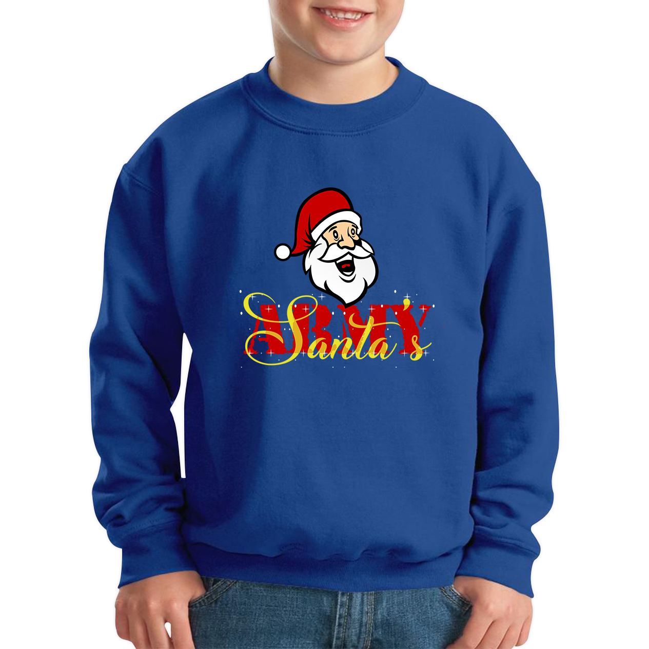 christmas santas army jumper