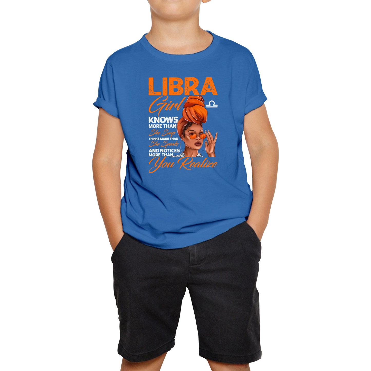 Libra Girl Knows More Than Think More Than Horoscope Zodiac Astrological Sign Birthday Kids Tee