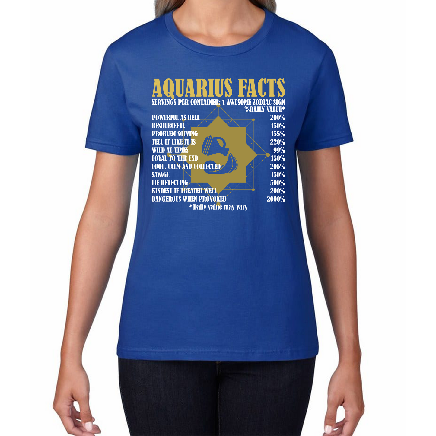 Aquarius Facts Horoscope Zodiac Astrological Sign Astrology Signs Birthday Present Womens Tee Top