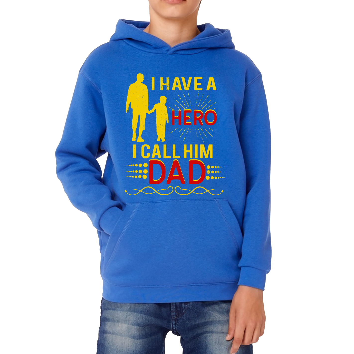 I Have A Hero I Call Him Dad Hoodie