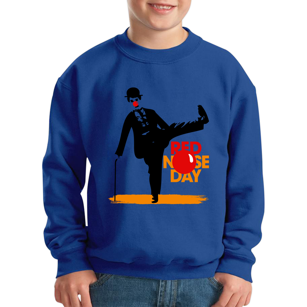 Comic Relief Red Nose Day Charlie Chaplin Sweatshirt