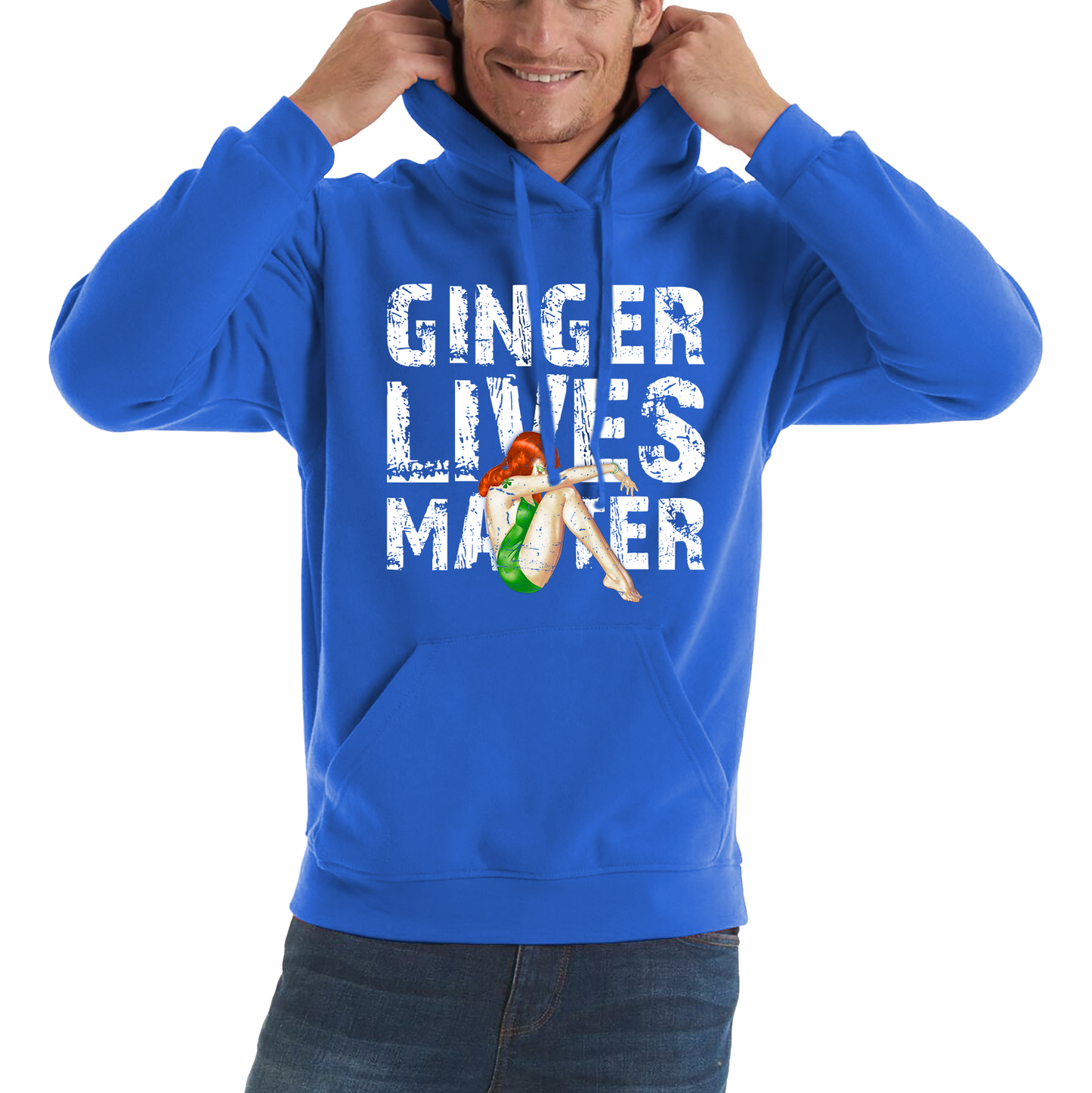 Weed Girl Gingers Lives Matter Funny Hoodie
