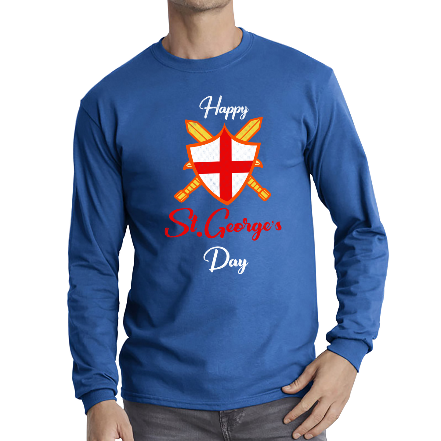 Happy St. George's Day Sword And Sheild T Shirt