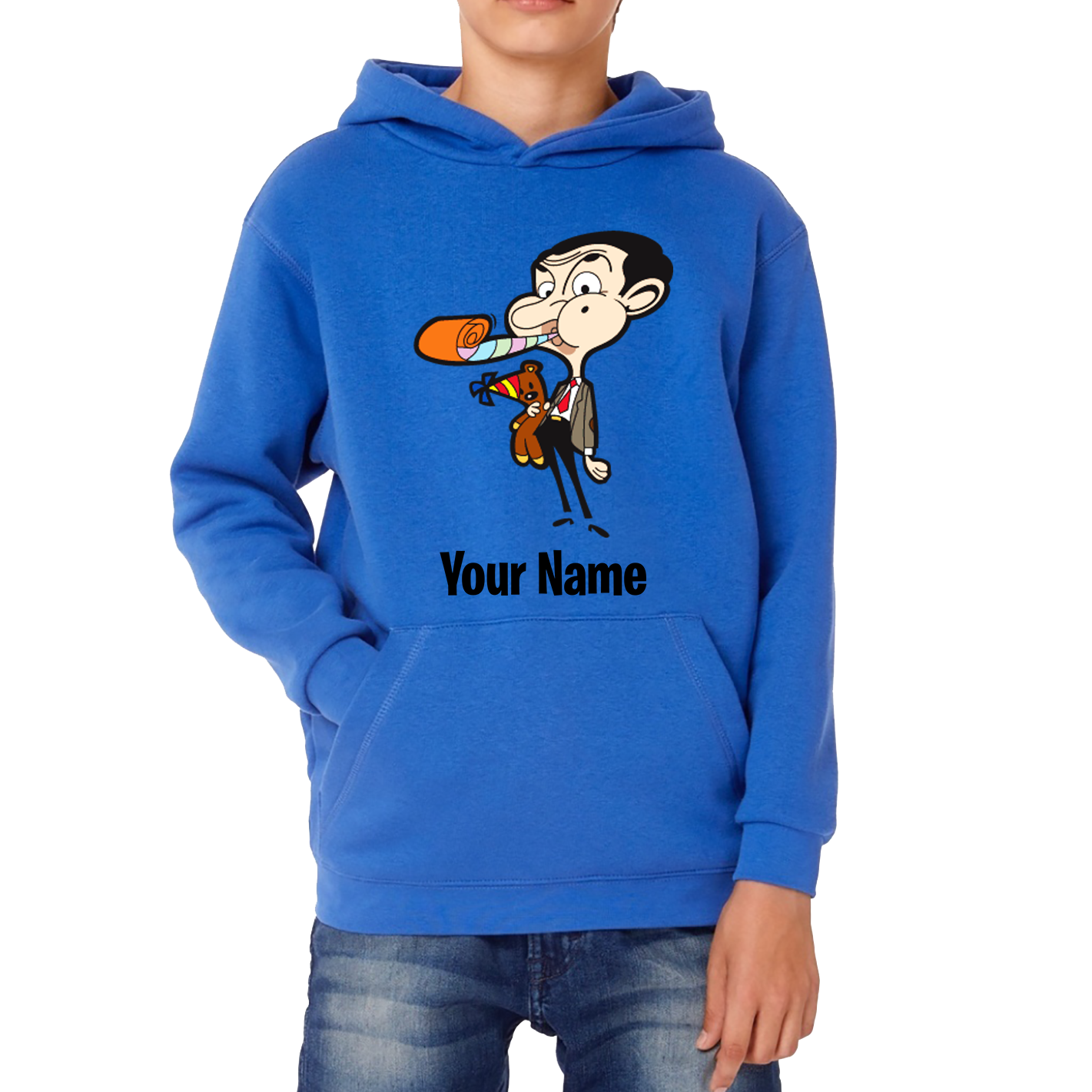 Mr. Bean Personalised Your Custom Name Hoodie