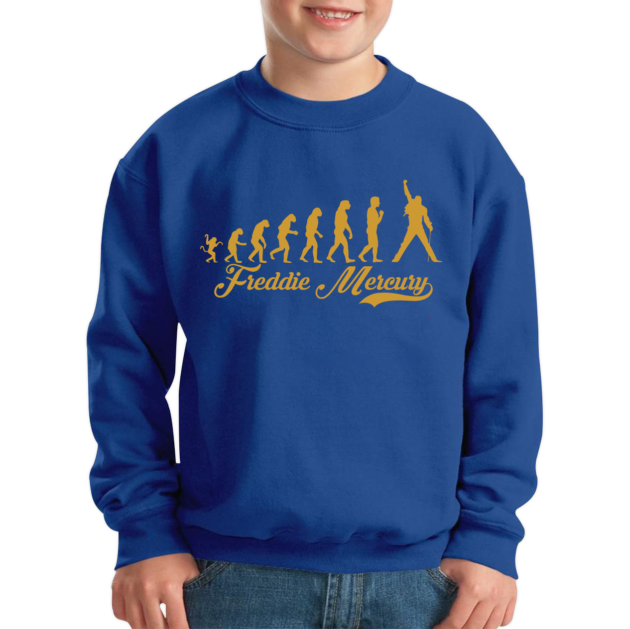 Freddie Mercury Human Evolution Sweatshirt