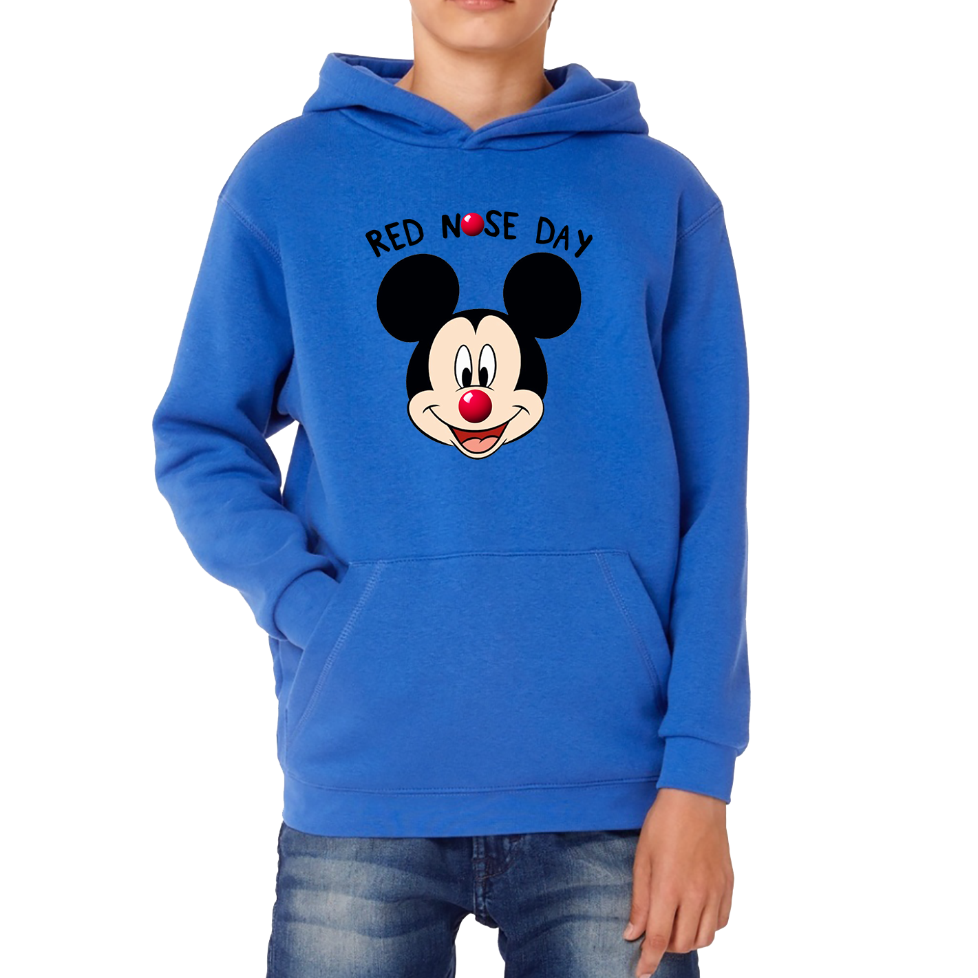 Disney Mickey Mouse Red Nose Day Hoodie