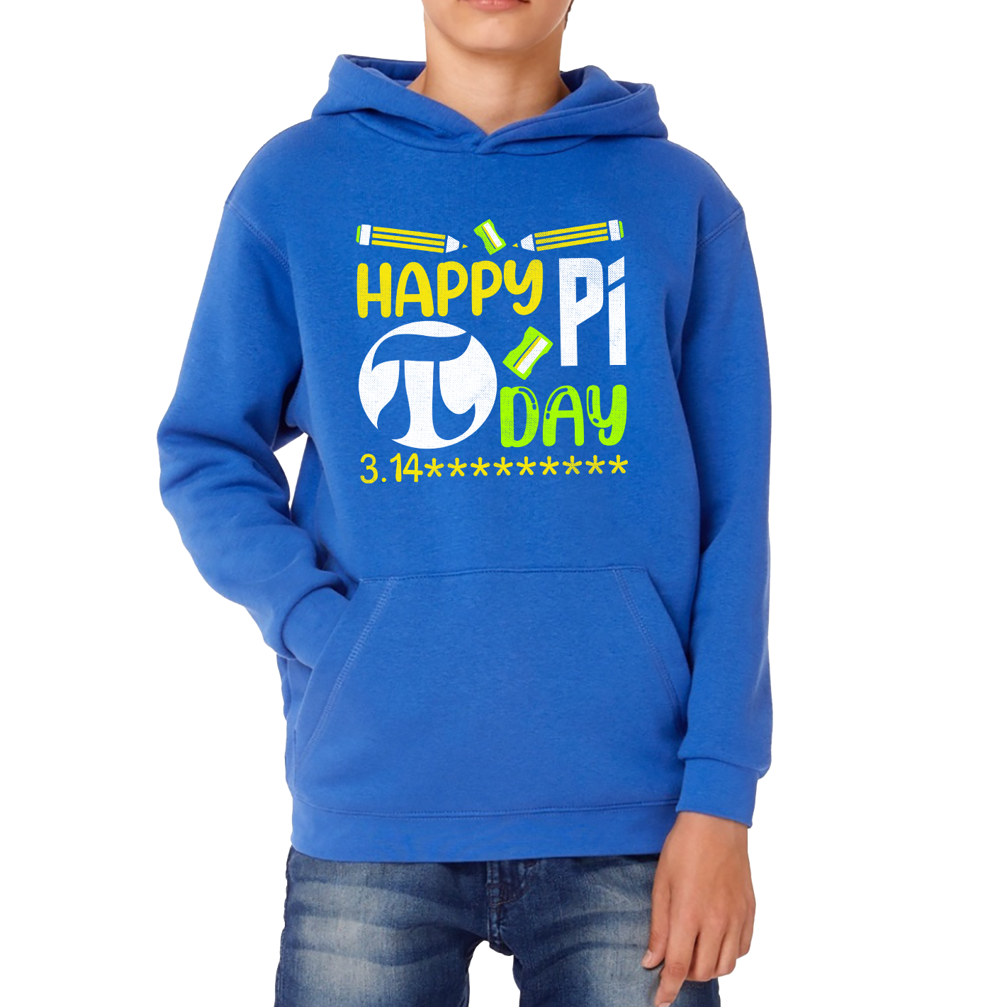 Happy Pi Day Math Pi Symbol Math Lover Numbers Day School Charity Day Mathematics Kids Hoodie