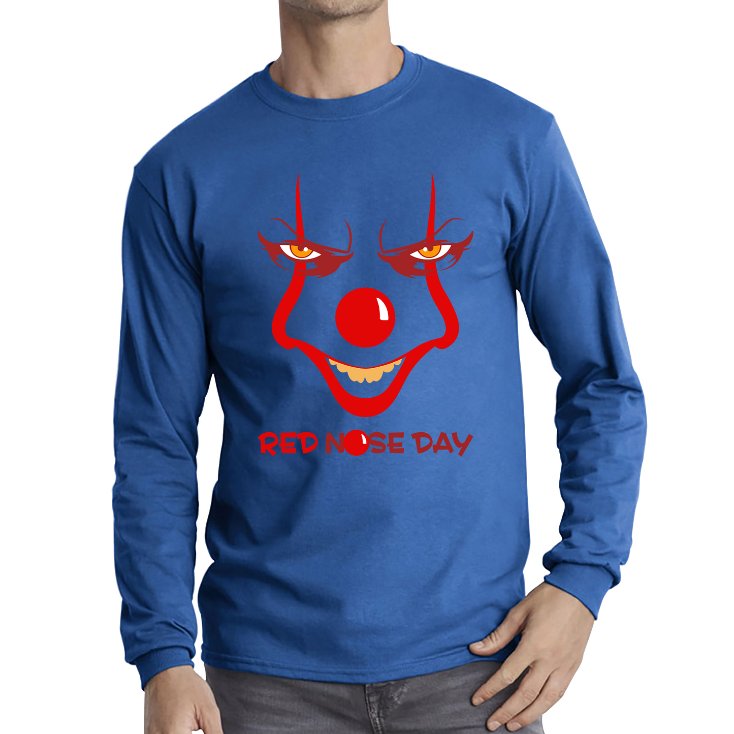 Pennywise Clown Face Red Nose Day T Shirt