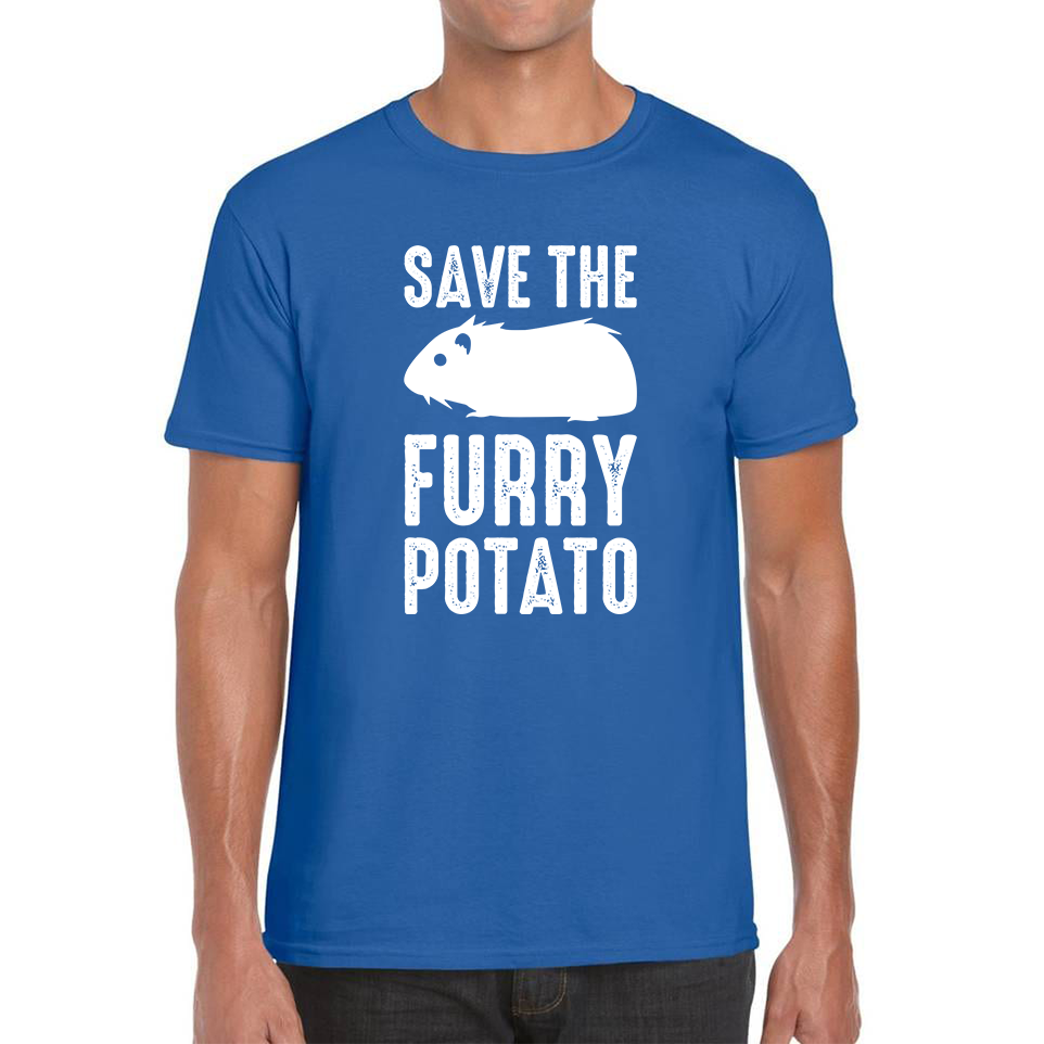 Save The Furry Potato Funny Guinea Pig T Shirt