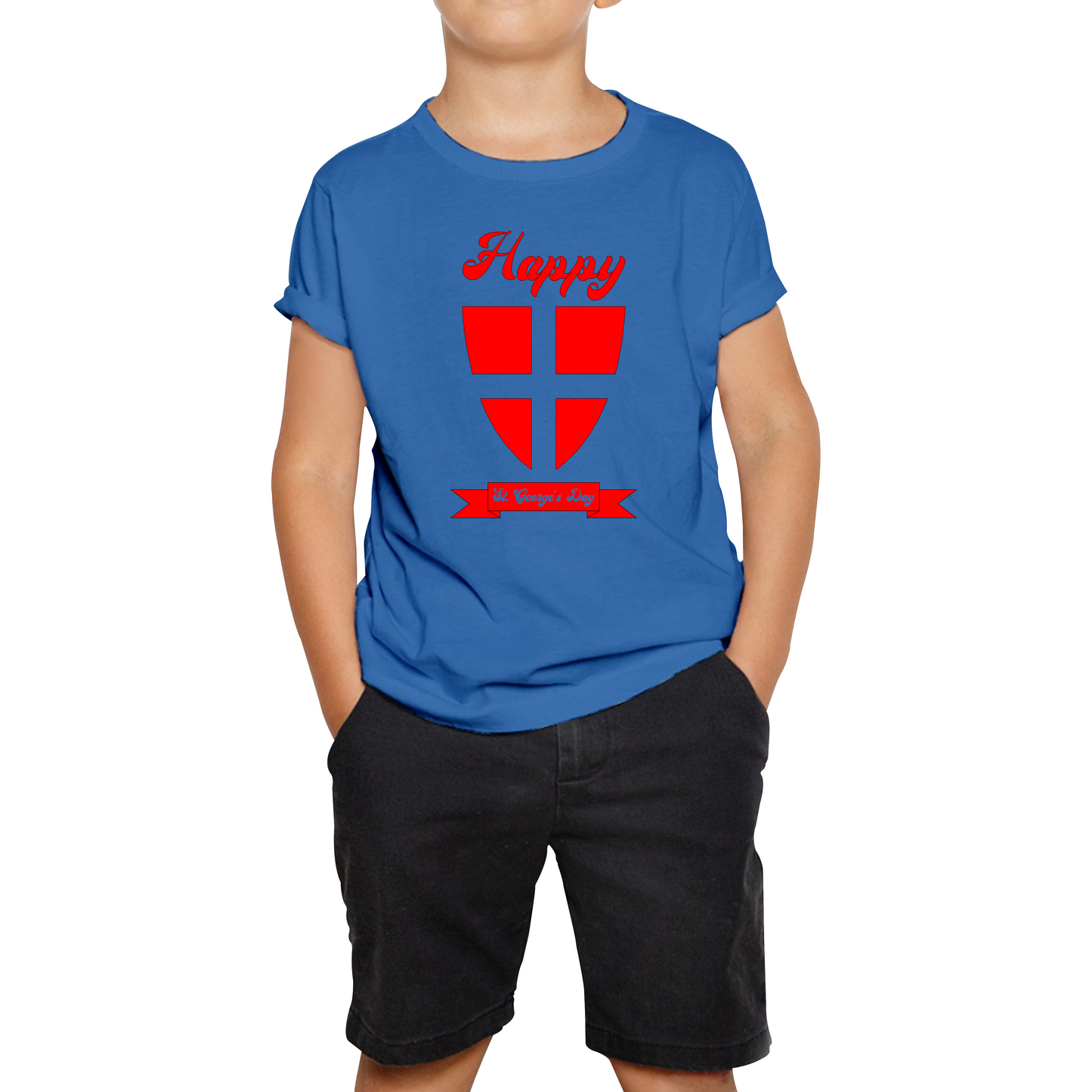 Happy St. George's Day Knight Shield T Shirt
