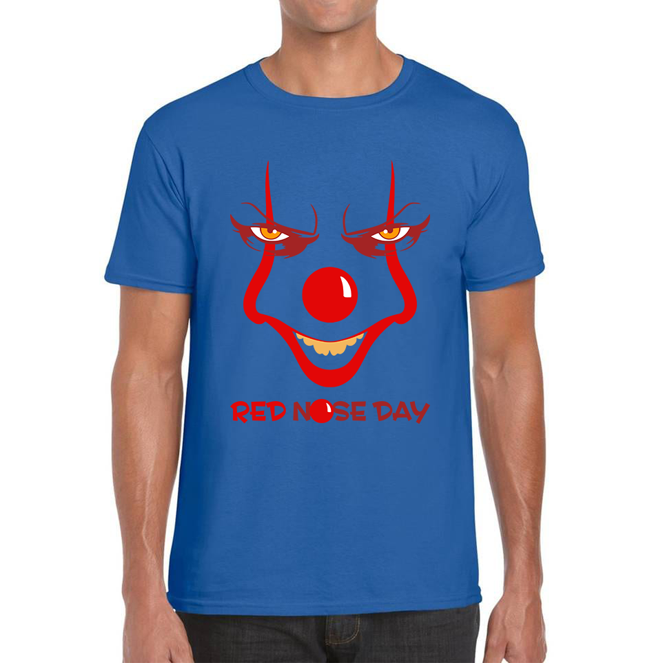 Pennywise Clown Face Red Nose Day T Shirt