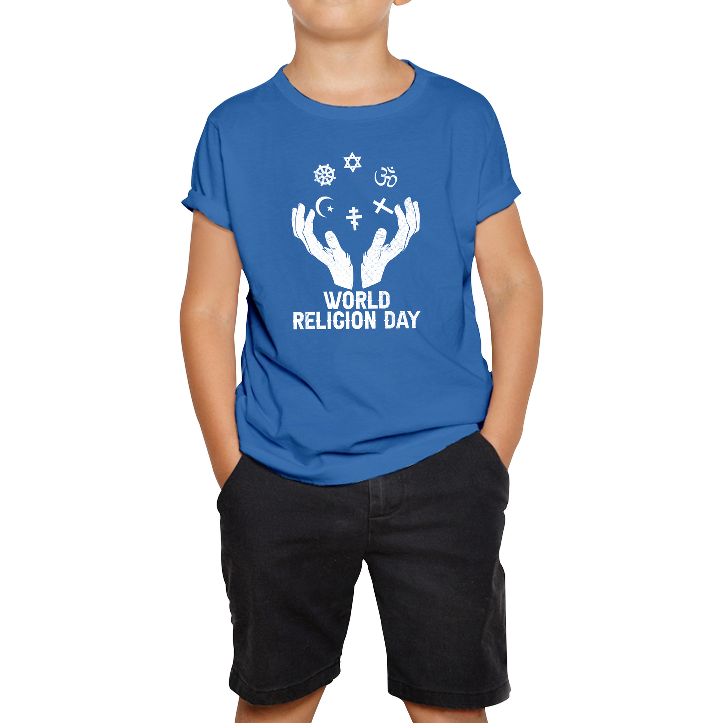 World Religion Day Religious Peace For Everyone Religious Love Religion Day Kids Tee