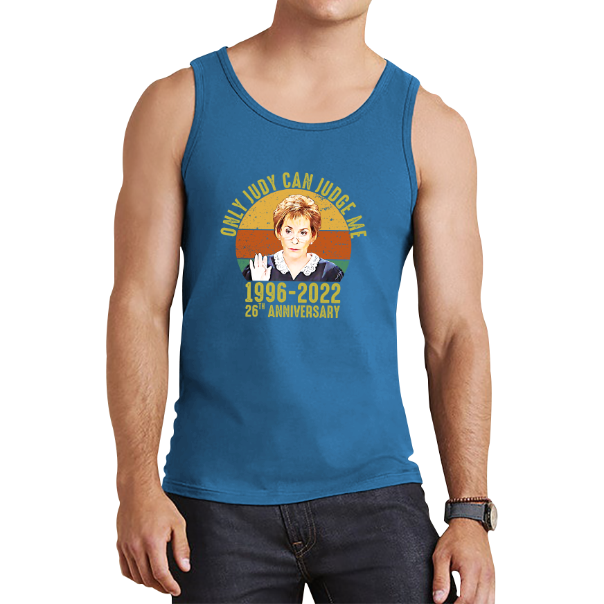 vintage Judy Sheindlin Only Judy Can Judge Me Tank Top
