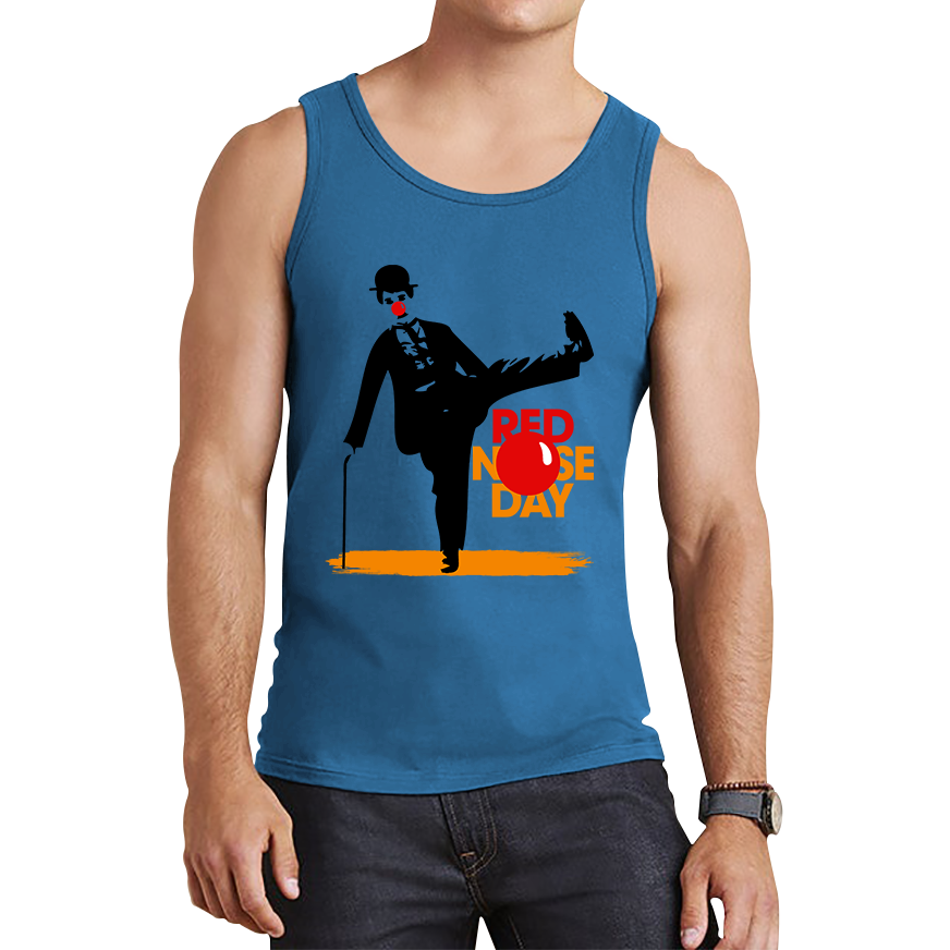 Comic Relief Red Nose Day Charlie Chaplin Tank Top