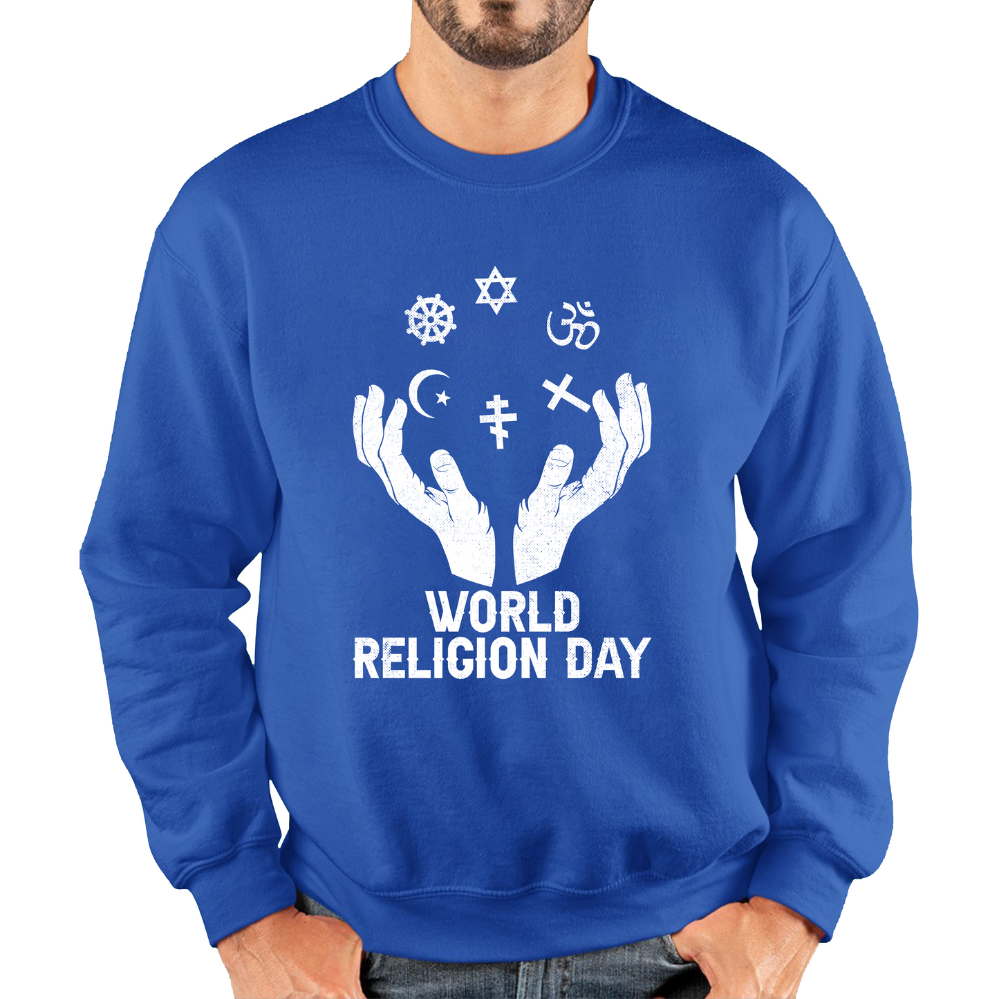 World Religion Day Religious Peace For Everyone Religious Love Religion Day Unisex Sweatshirt