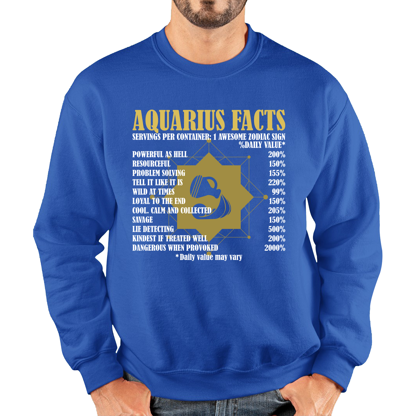 Aquarius Facts Horoscope Zodiac Astrological Sign Astrology Signs Birthday Present Unisex Sweatshirt