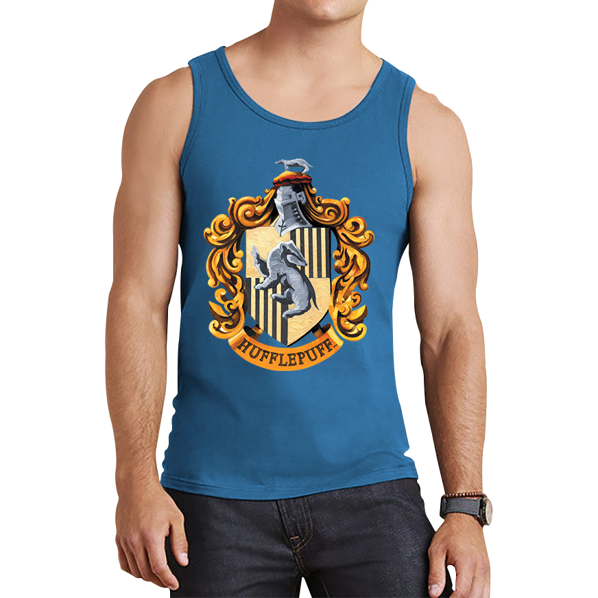 Harry Potter House Of Hufflepuff Hogwarts Crest Tank Top
