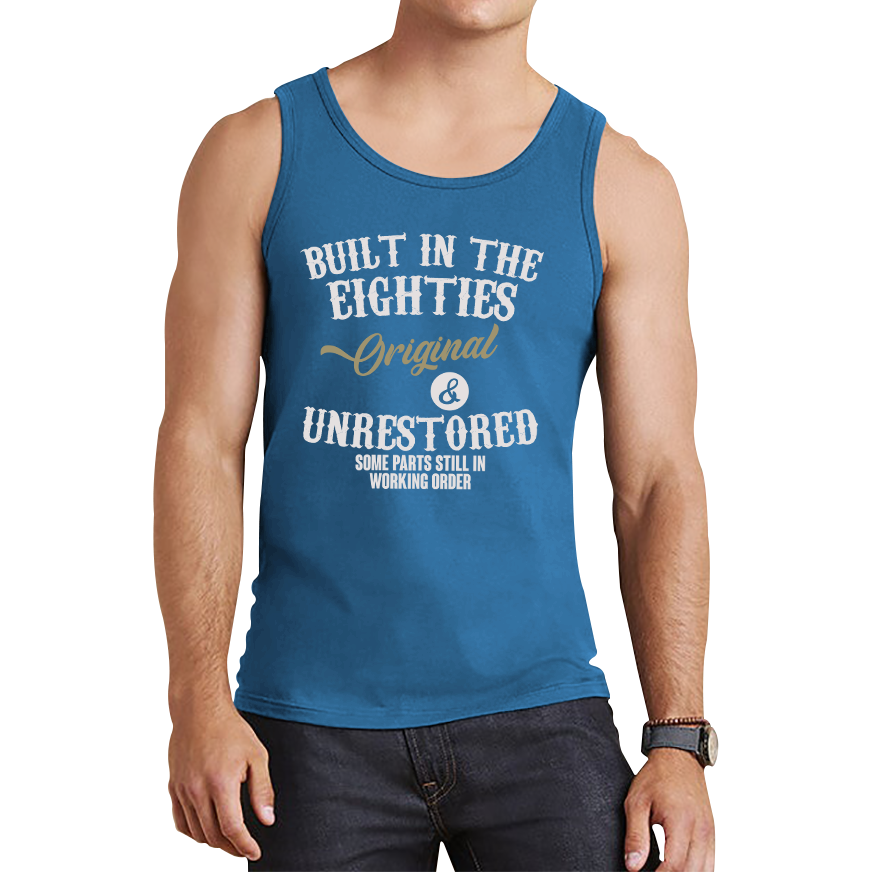 Built In The Eighties Funny Tank Top