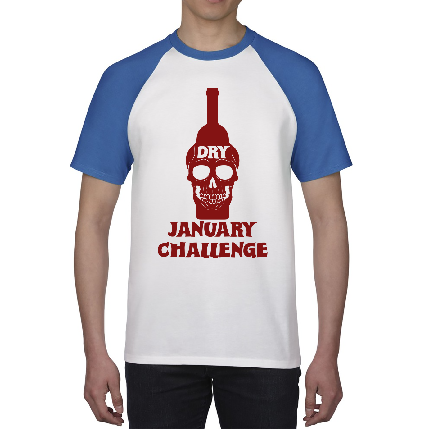 Dry January Alcohol Challenge Baseball Shirt