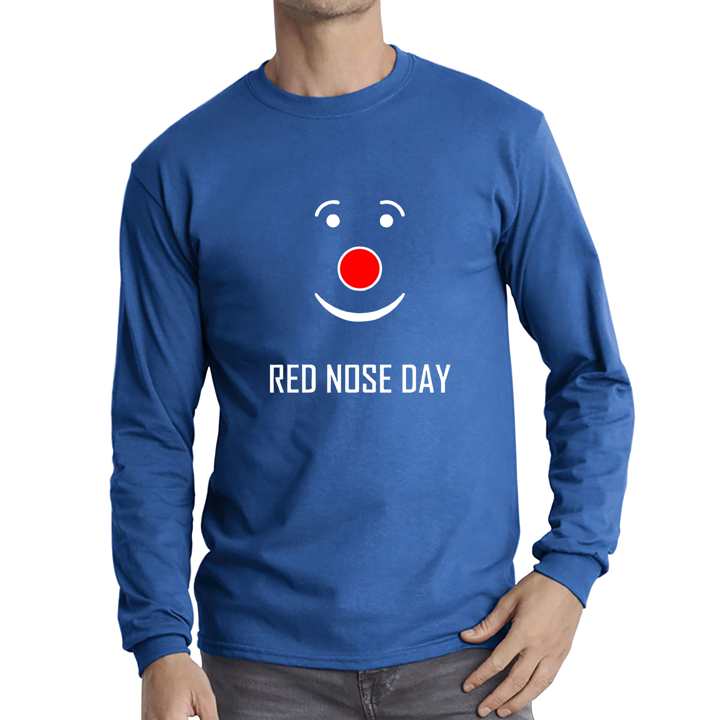 Red Nose Day Clown Face T Shirt