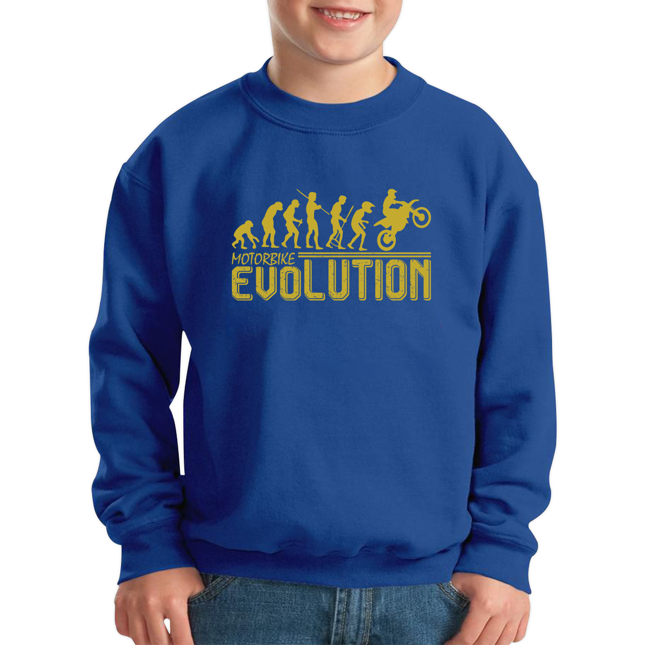 Motorbike Evolution Funny Sweatshirt