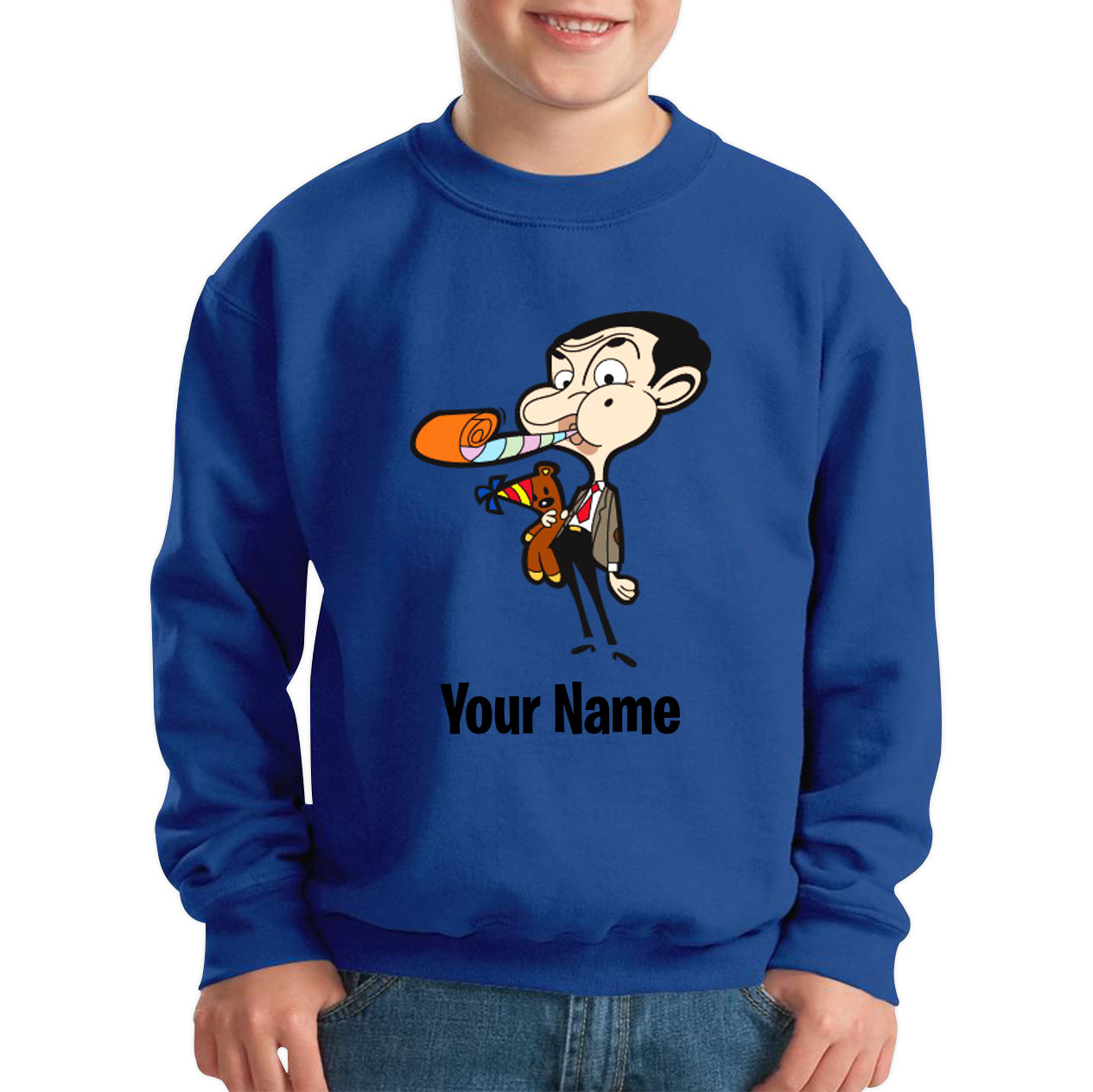 Mr. Bean Personalised Your Custom Name Sweatshirt