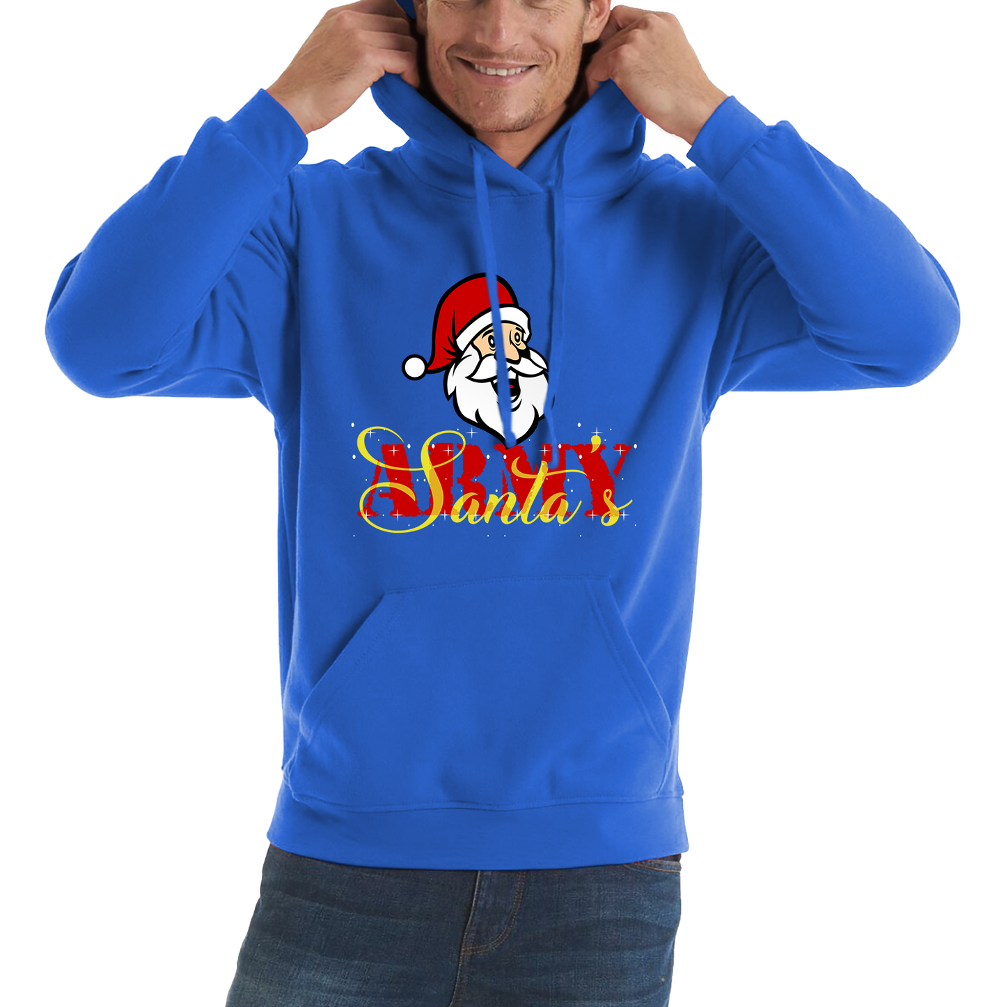 christmas santas army hoodie