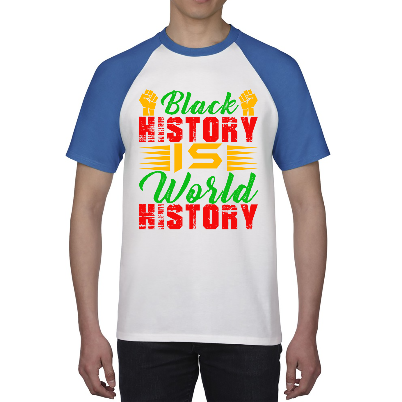 Black History Is World History Juneteenth Black Lives Matter Black History Freedom Month Baseball T Shirt