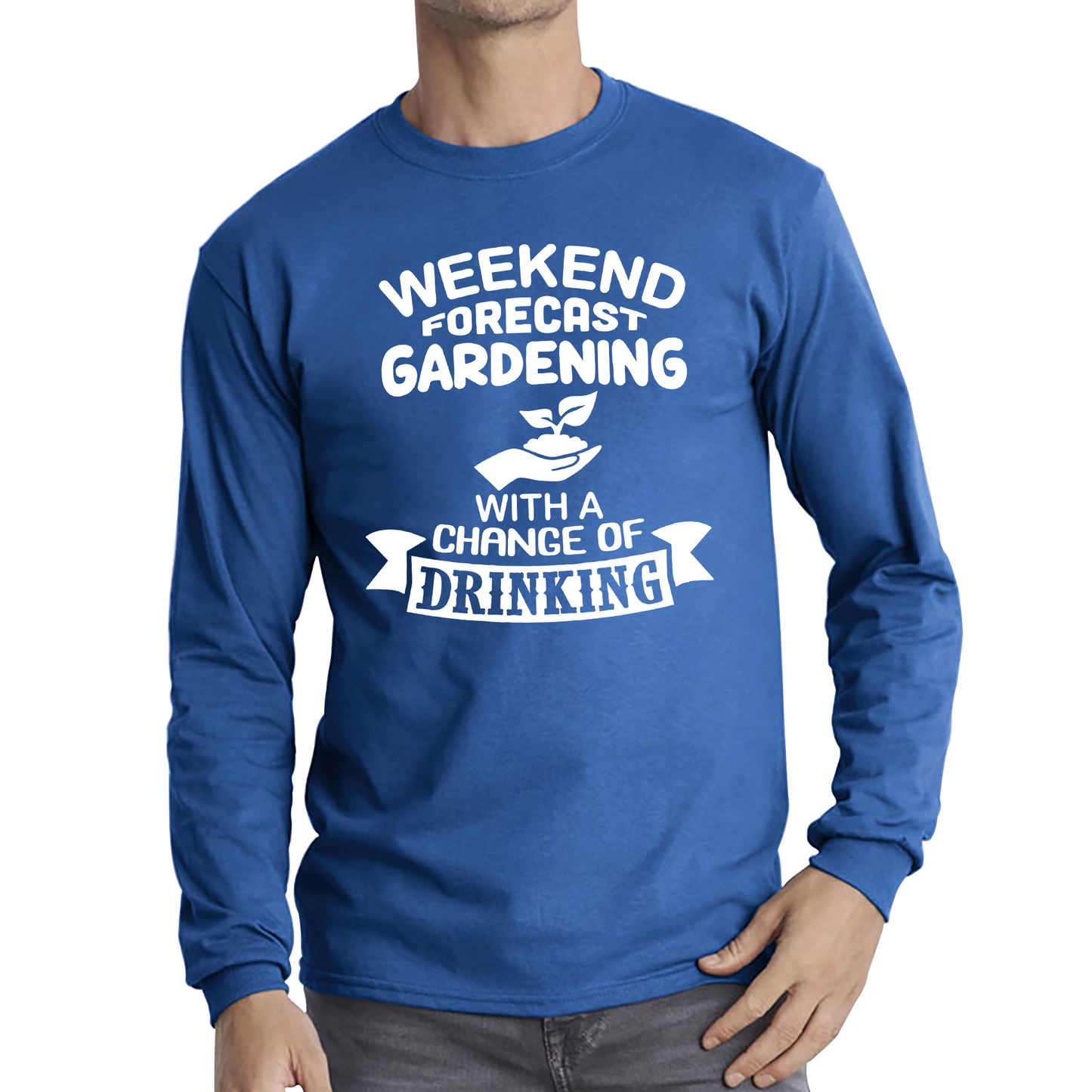 Weekend Forcast Gardening With A Change Of Drinking T Shirt