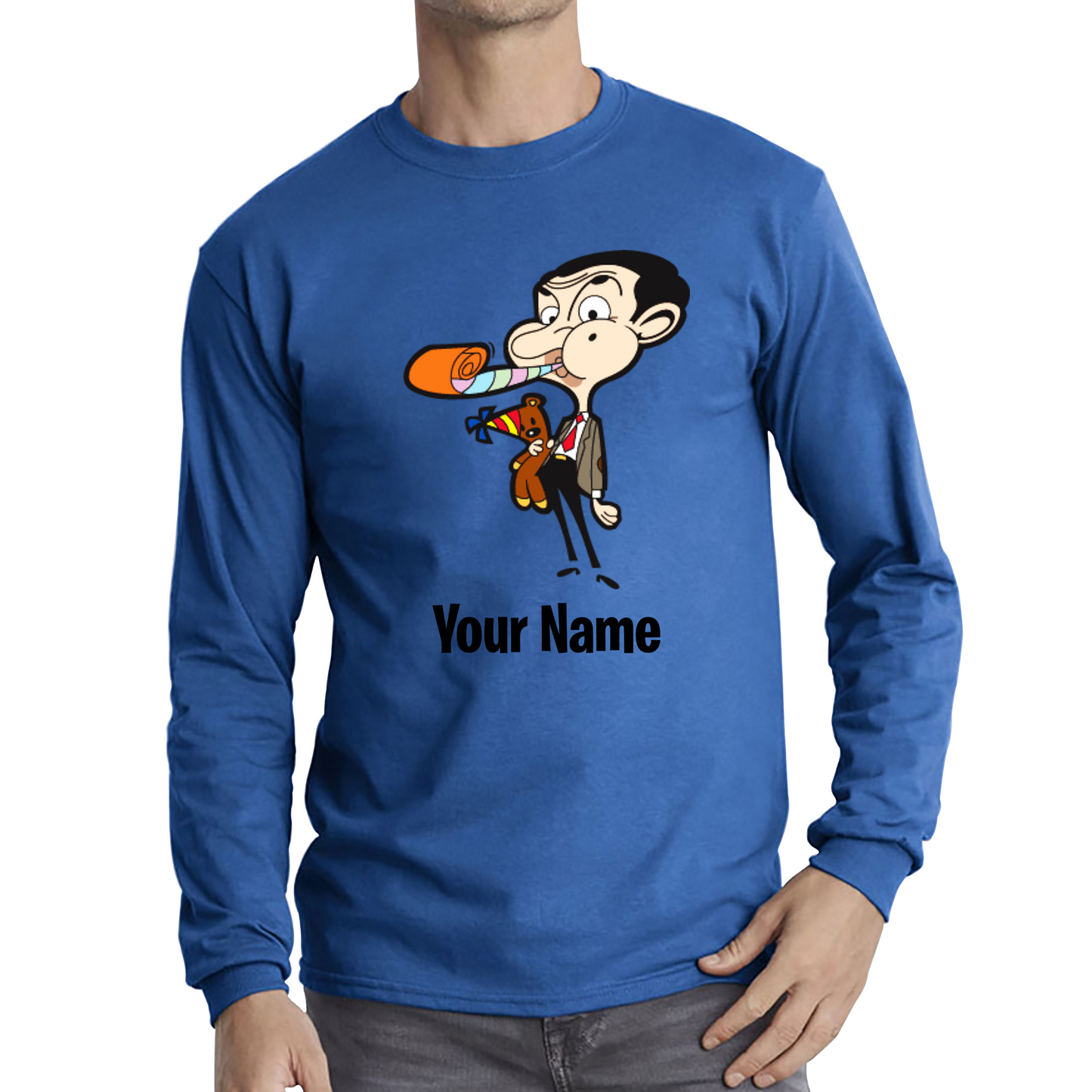 Mr. Bean Personalised Your Custom Name T Shirt