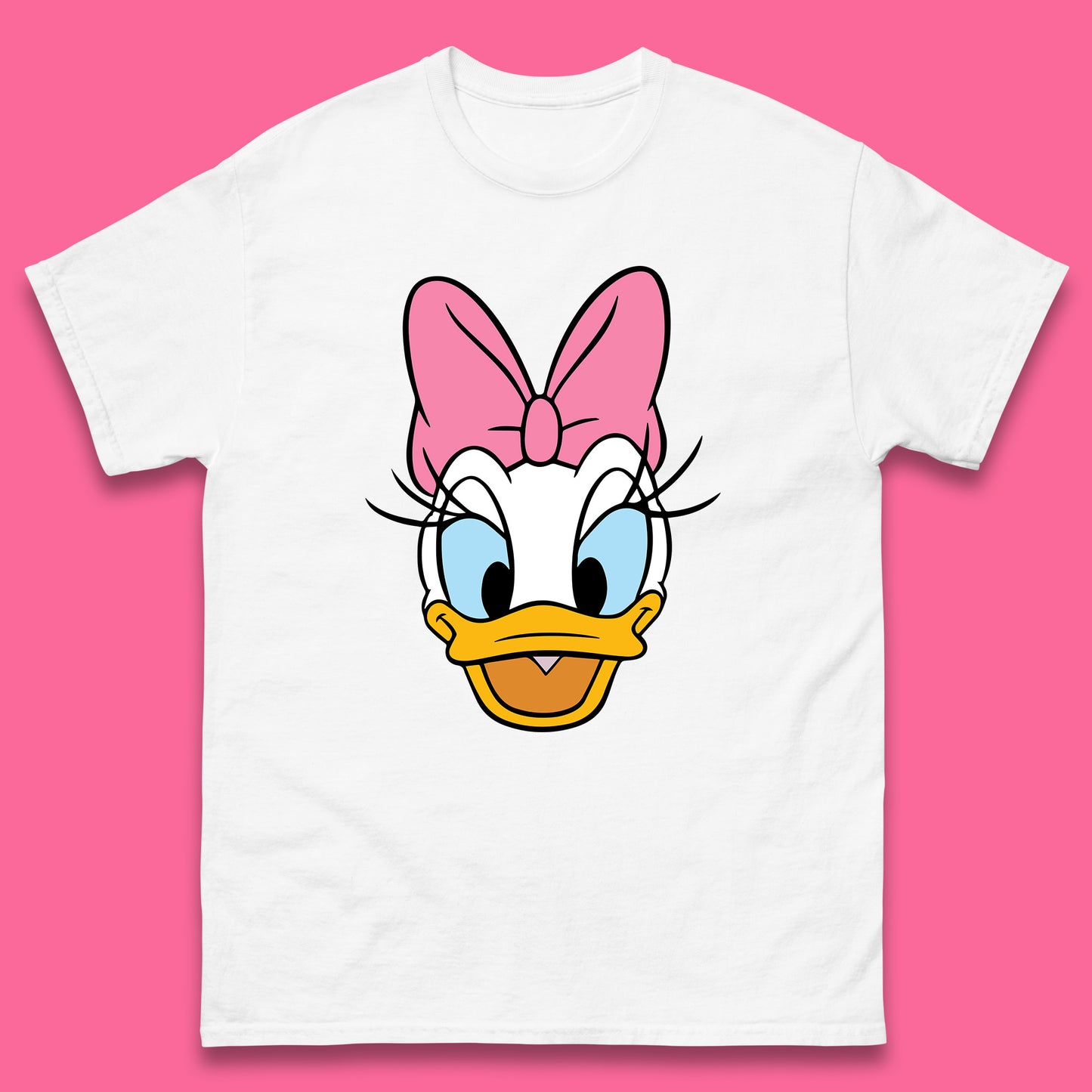 Donald Duck And Daisy Duck Face Cartoon Characters Disneyland Vacation Trip Disney World Mens Tee Top