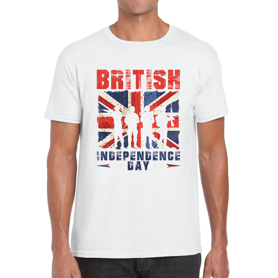 British Independence Day UK Flag 1st Of May Independence Day British Country Love Patriotism Great Britain Mens Tee Top