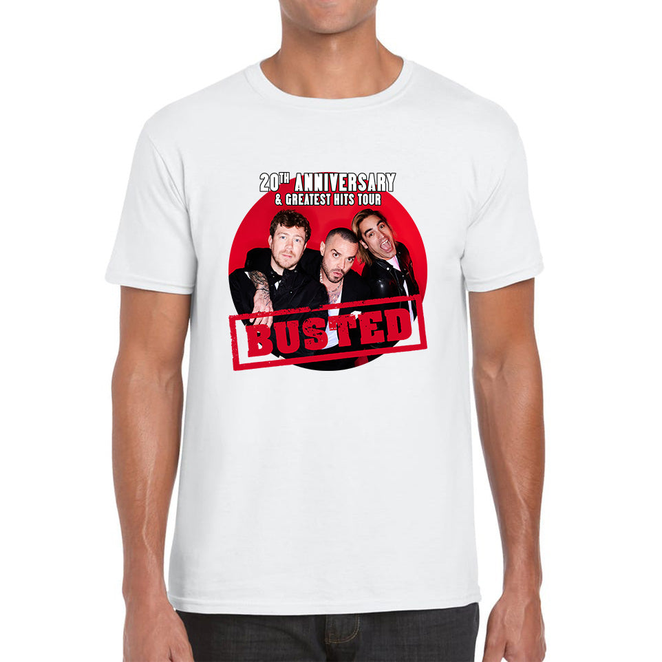 Busted Are Back To Celebrate Their 20th Anniversary Musician Band Busted Singers Mens Tee Top