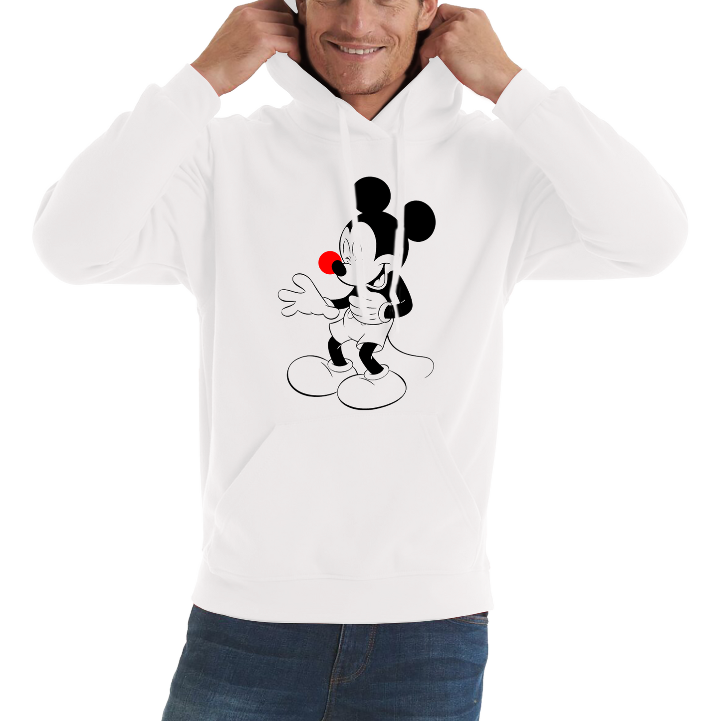 Disney Mickey Mouse Red Nose Day Hoodie
