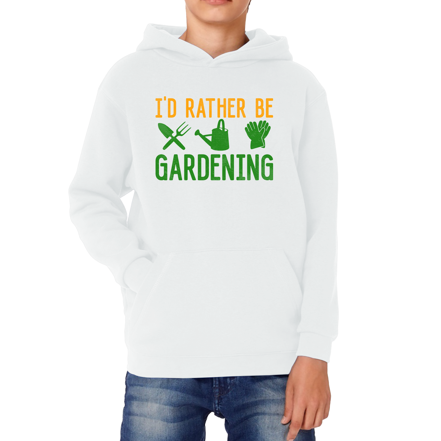 I'd Rather Be Gardening Funny Hoodie