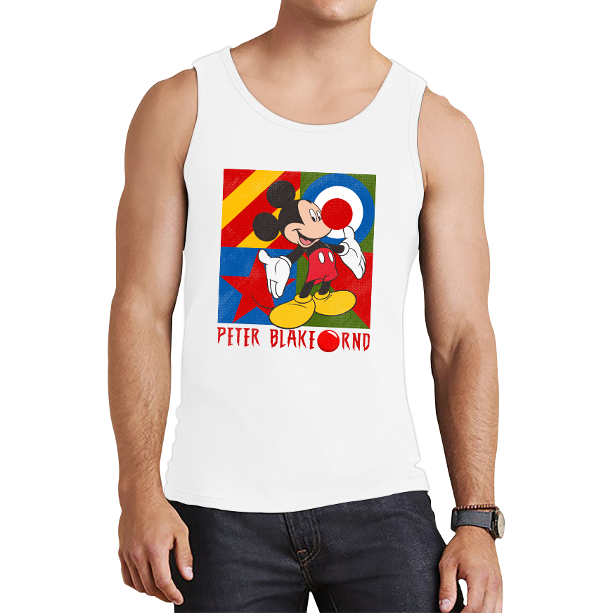 Peter Blake Mickey Mouse Red Nose Day Tank Top