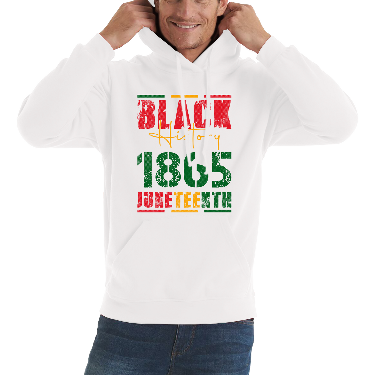 Black History 1865 Juneteenth Celebrating Black History Freedom African American Unisex Hoodie