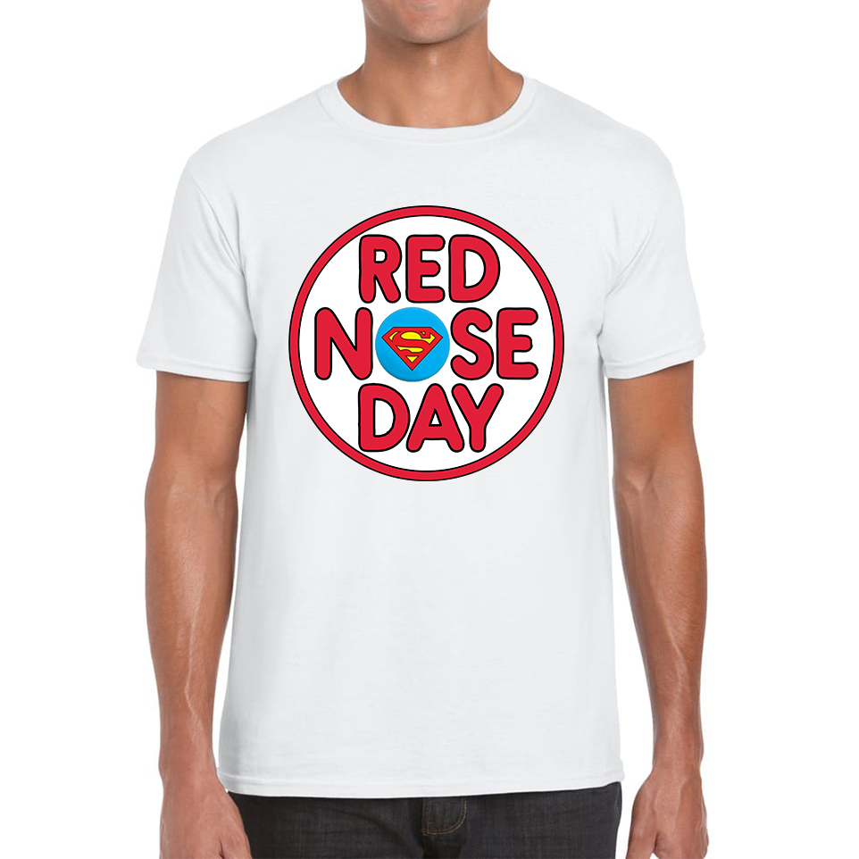 Superman Red Nose Day T Shirt
