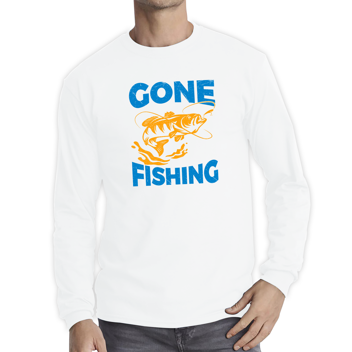 Gone Fishing Funny T Shirt