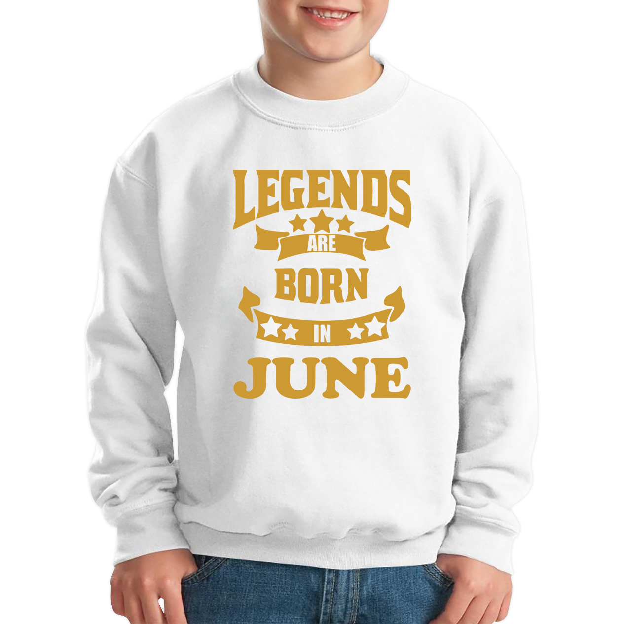 Legends Are Born In June Birthday Sweatshirt