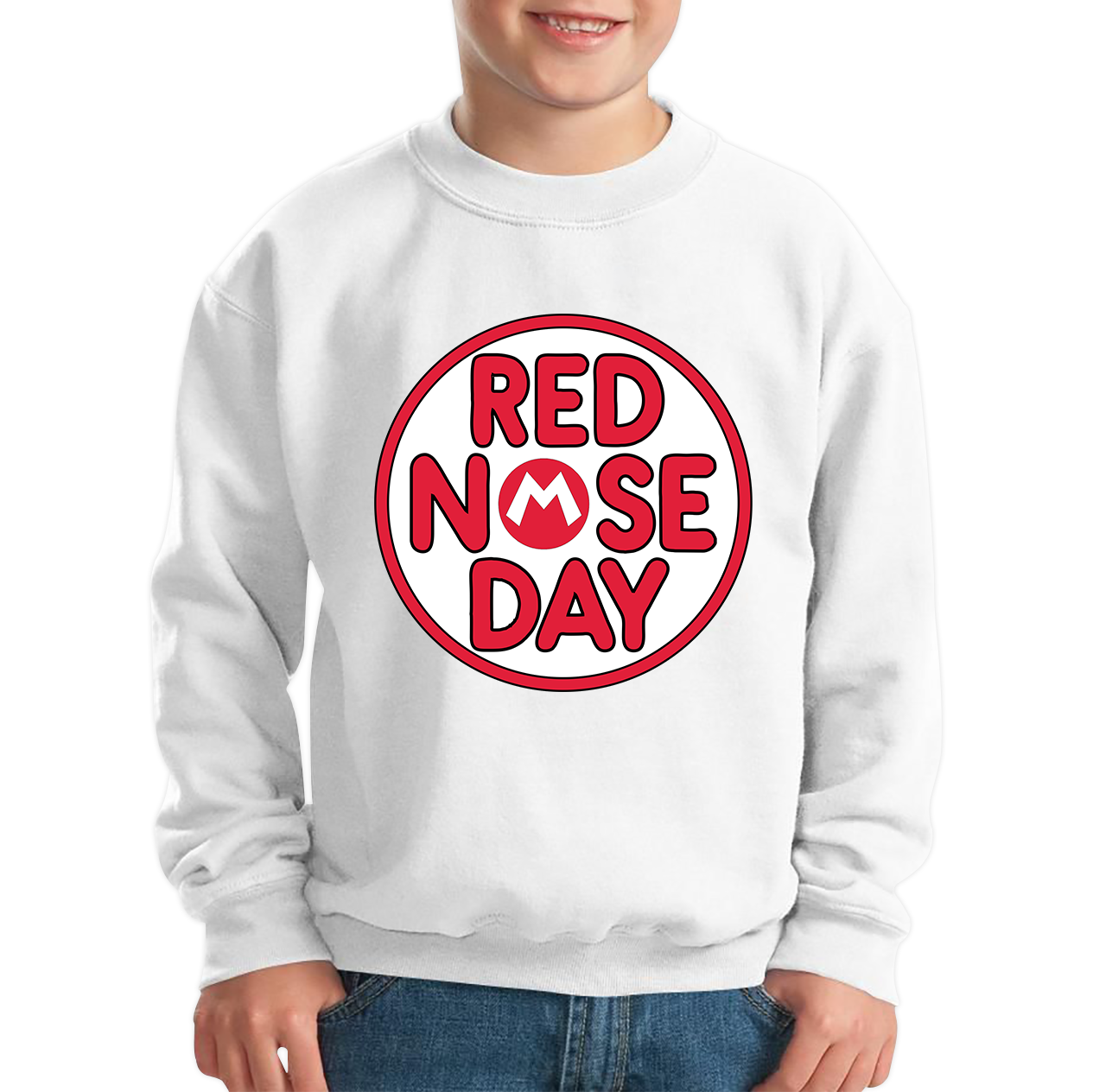 Comic Relief Red Nose Day Super Mario Sweatshirt