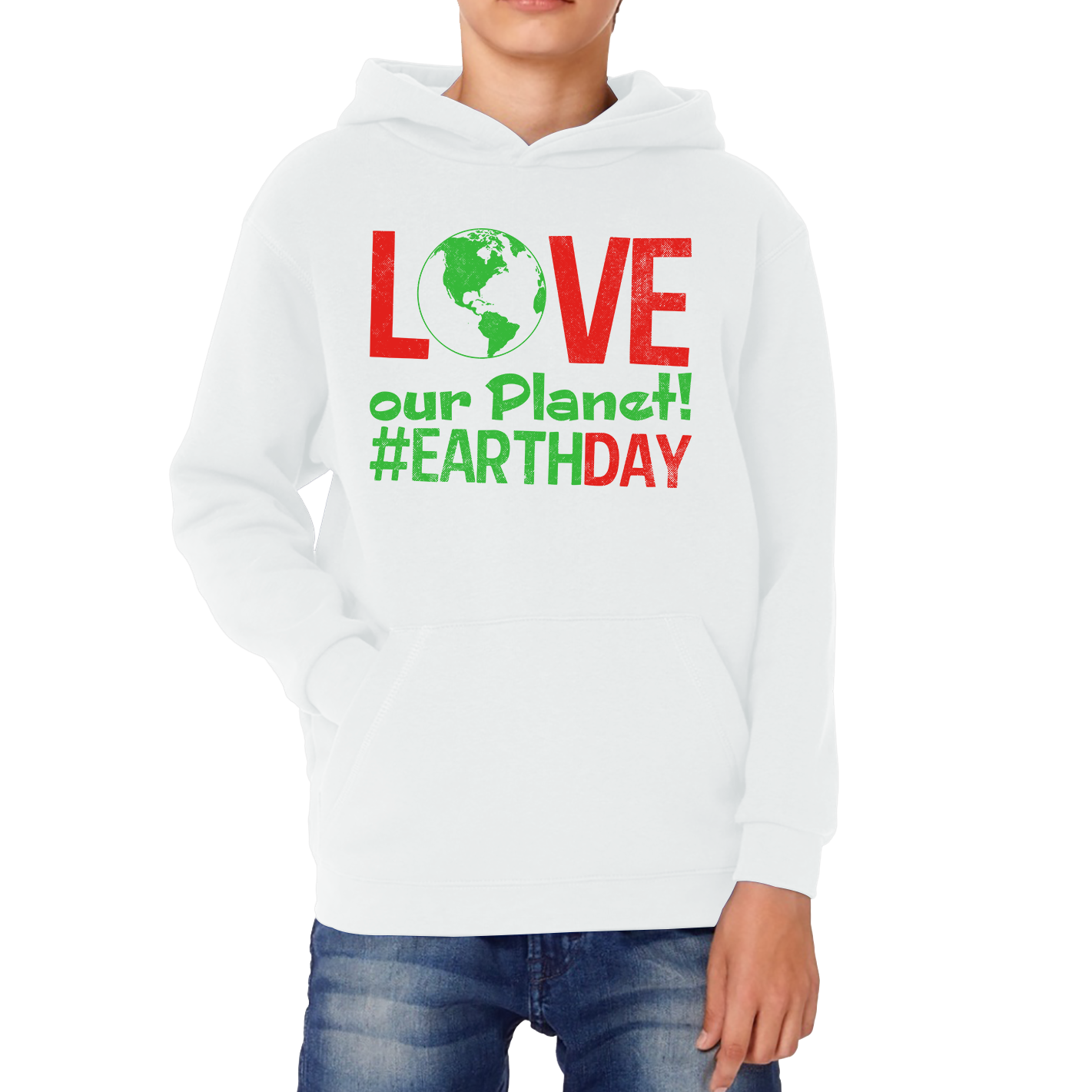 Love Our Planet Earth Day Hoodie