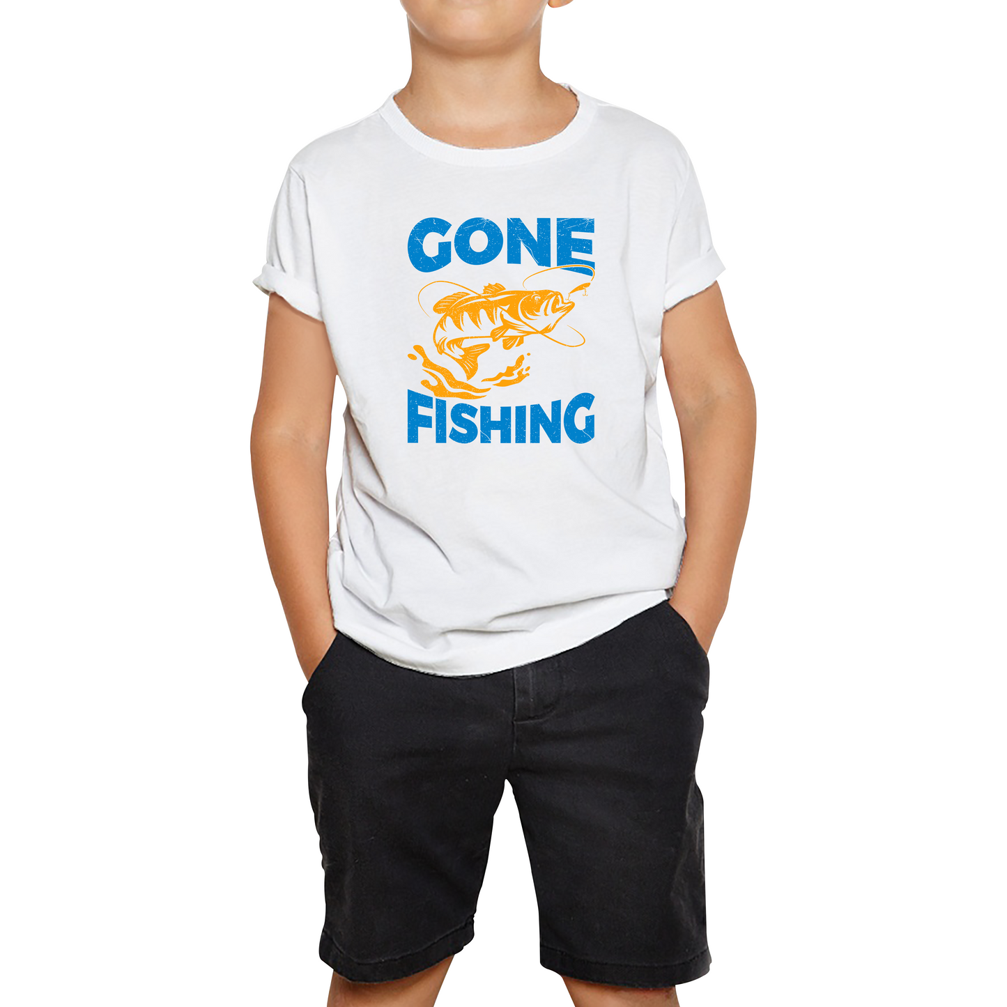 Gone Fishing Funny T Shirt