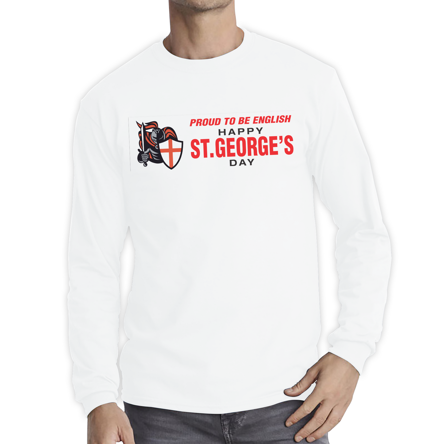 Proud To Be English Happy St. George's Day Knight Saint George T Shirt