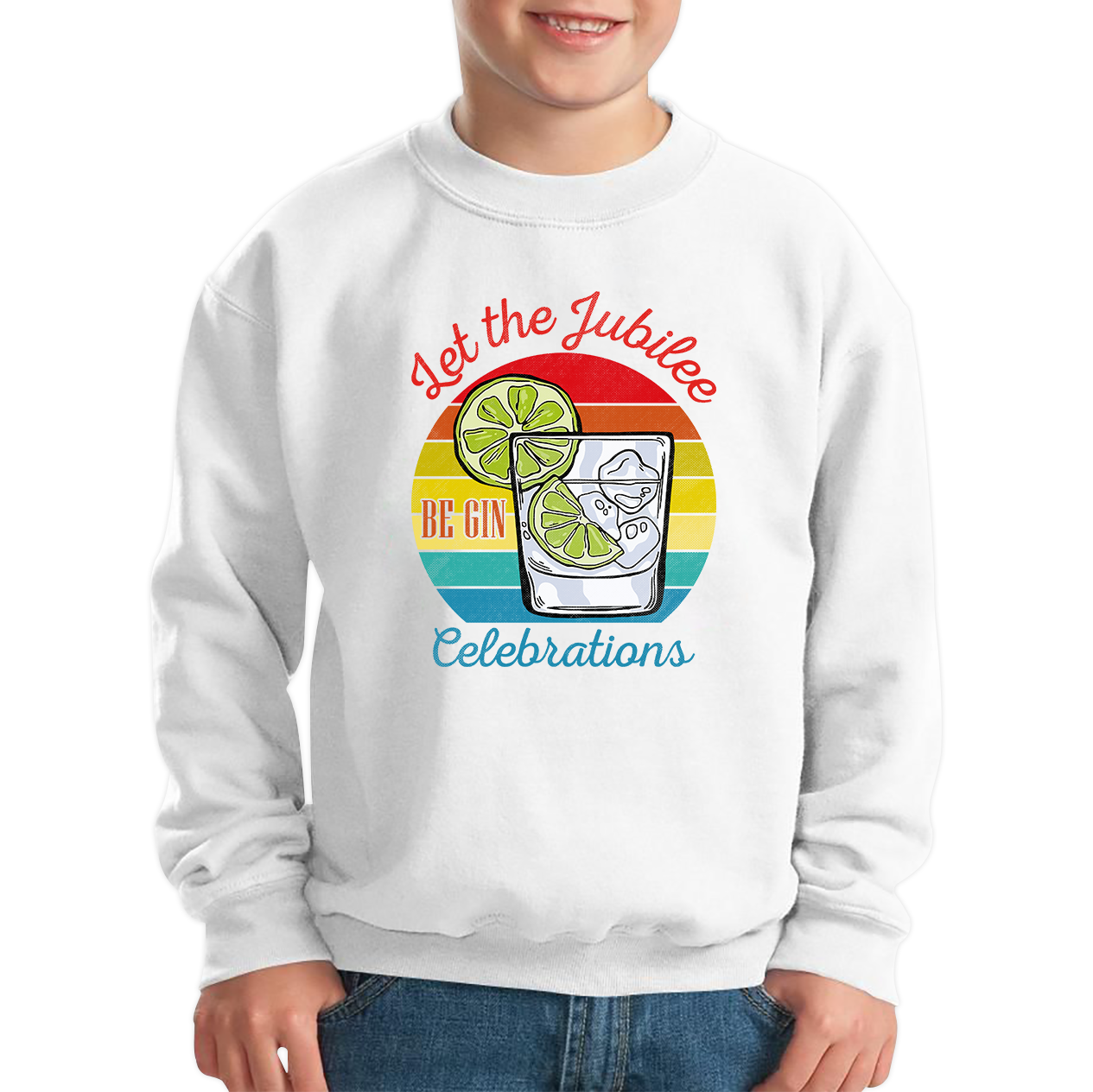 Let The Jubilee Be Gin Celebration Funny Sweatshirt