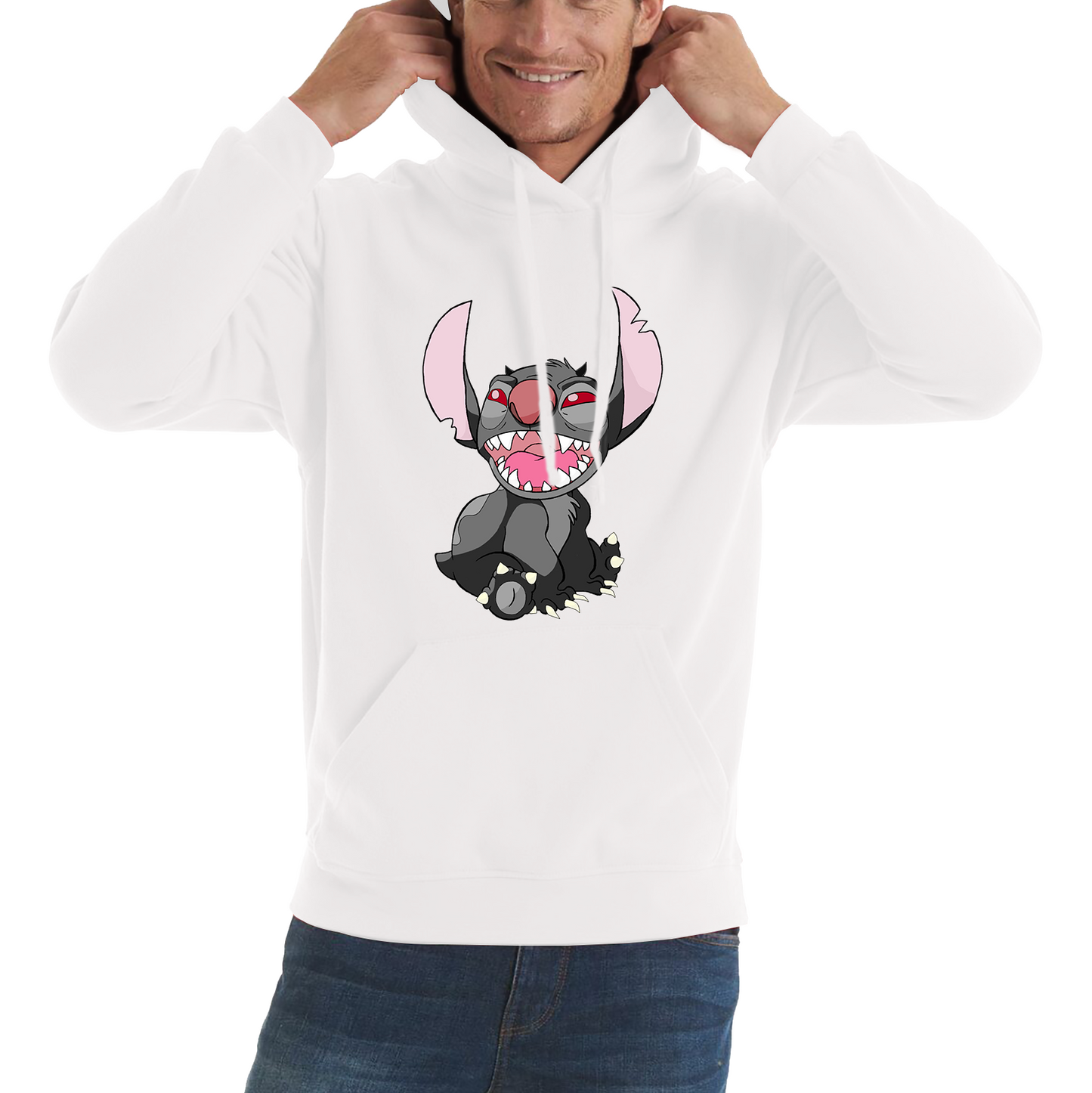 Disney Devil Stitch Funny Ohana Hoodie